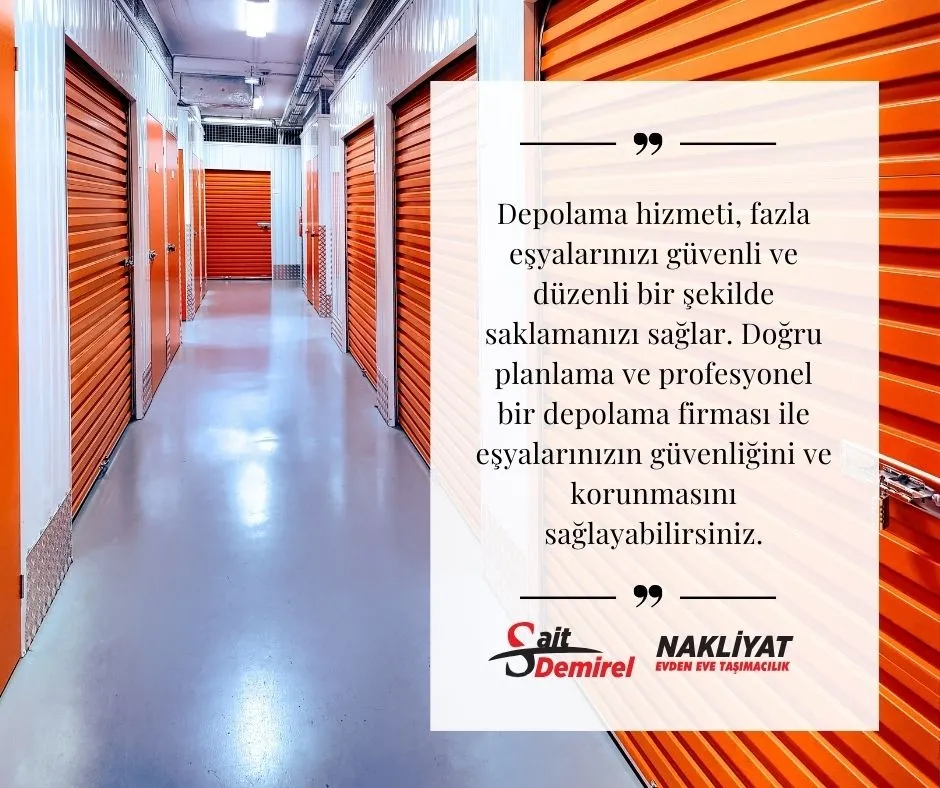 Hangi tür eşyalar depolanabilir?